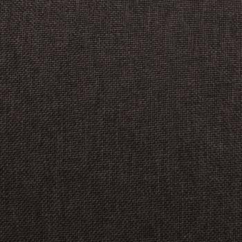 Massagesessel Dunkelbraun Stoff