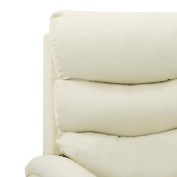 Relaxsessel Creme Kunstleder