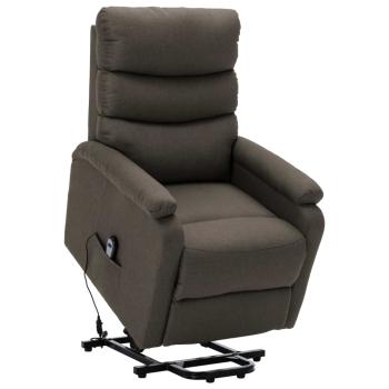 ARDEBO.de - Aufstehsessel Taupe Stoff