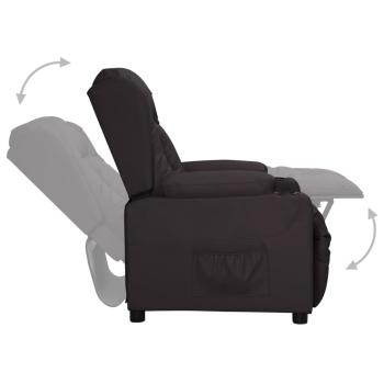 Relaxsessel Schwarz Kunstleder
