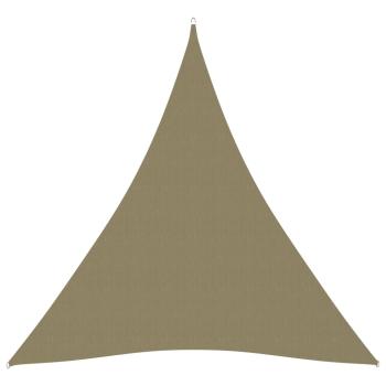 Sonnensegel Oxford-Gewebe Dreieckig 5x7x7 m Beige