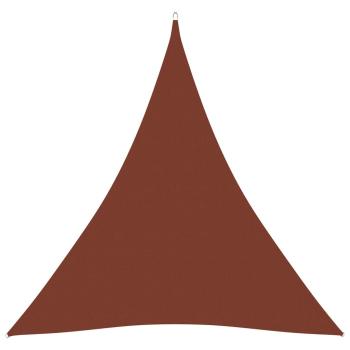 Sonnensegel Oxford-Gewebe Dreieckig 3x3x3 m Terrakotta-Rot