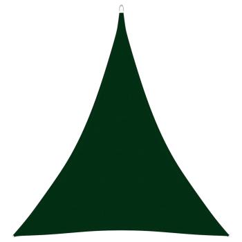 Sonnensegel Oxford-Gewebe Dreieckig 5x6x6 m Dunkelgrün