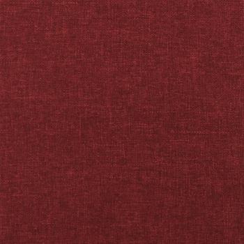 Massagesessel Weinrot Stoff