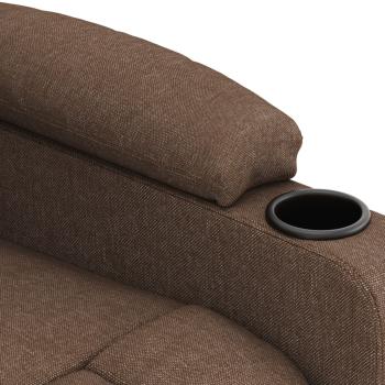 Relaxsessel Elektrisch Braun Stoff