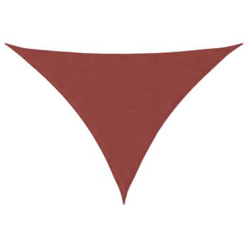 Sonnensegel Oxford-Gewebe Dreieckig 4x5x6,4 m Terrakotta-Rot