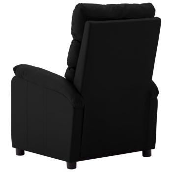 Massagesessel Elektrisch Schwarz Kunstleder