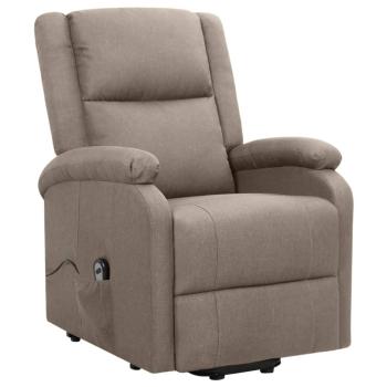 Aufstehsessel Taupe Stoff