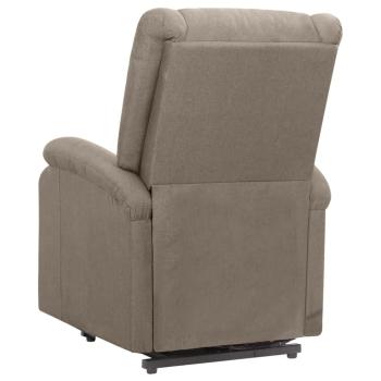Aufstehsessel Taupe Stoff