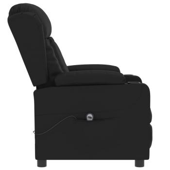 Relaxsessel Elektrisch Schwarz Kunstleder