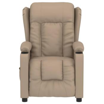 Relaxsessel Elektrisch Cappuccino-Braun Kunstleder