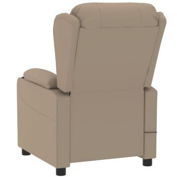 Relaxsessel Elektrisch Cappuccino-Braun Kunstleder