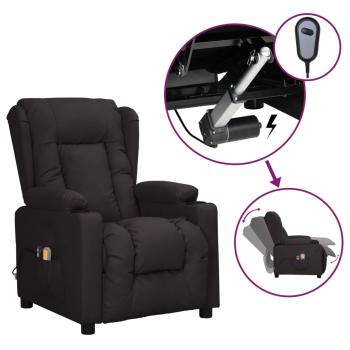 ARDEBO.de - Massagesessel Elektrisch Schwarz Kunstleder