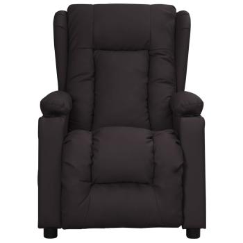 Massagesessel Elektrisch Schwarz Kunstleder