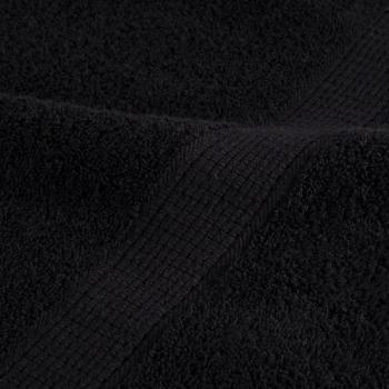 Premium-Seiftücher SOLUND 10 Stk. Schwarz 30x30 cm 600 g/m²