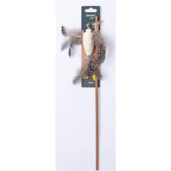 ARDEBO.de Quapas Cat Toy Fishing Rod Bird White