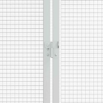 Voliere Anthrazit 210x227x247 cm Stahl