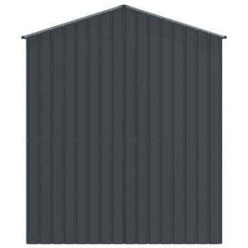 Voliere mit Erweiterung Anthrazit 210x442x247 cm Stahl