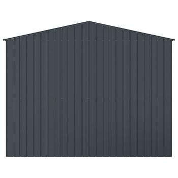 Vogelvoliere mit Erweiterung Anthrazit 310x442x247 cm aus Stahl