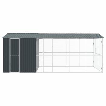 Vogelkäfig Anthrazit 645 x 310 x 247 cm Verzinkter Stahl