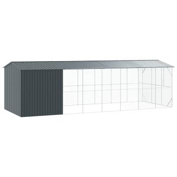 Vogelkäfig Anthrazit 860 x 310 x 247 cm Verzinkter Stahl