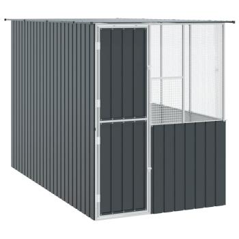 Vogelkäfig Anthrazit 215x78x200 cm Verzinkter Stahl