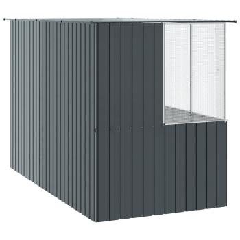 Vogelkäfig Anthrazit 215x78x200 cm Verzinkter Stahl