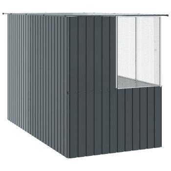 Vogelkäfig Anthrazit 215x78x200 cm Verzinkter Stahl