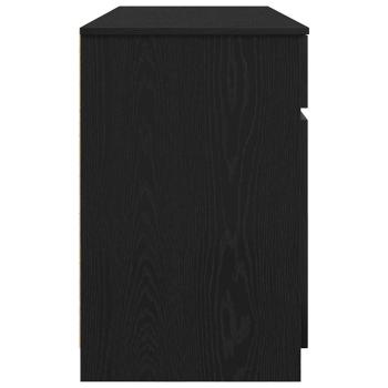 Schreibtisch Schwarz Eiche 140x49x76 cm Holzwerkstoff