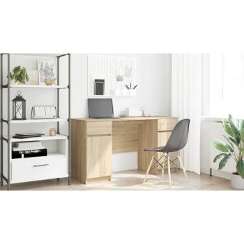 Schreibtisch Sonoma-Eiche 140 x 49 x 76 cm Holzwerkstoff