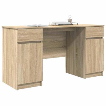 Schreibtisch Sonoma-Eiche 140 x 49 x 76 cm Holzwerkstoff