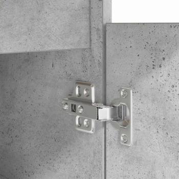 Schreibtisch Betongrau 140x49x76 cm Holzwerkstoff