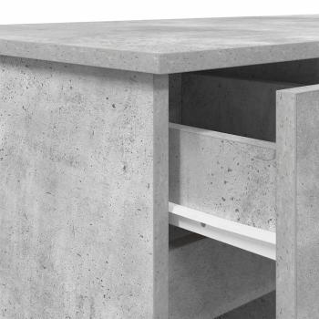 Schreibtisch Betongrau 140x49x76 cm Holzwerkstoff
