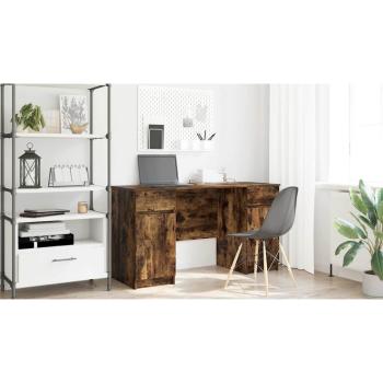 Schreibtisch Räuchereiche 140 x 49 x 76 cm Holzwerkstoff