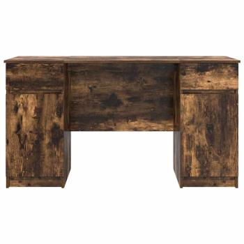 Schreibtisch Räuchereiche 140x49x76 cm Holzwerkstoff