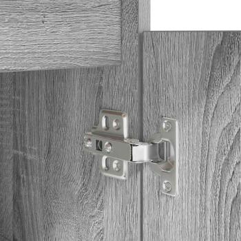 Schreibtisch Grau Sonoma 140x49x76 cm Holzwerkstoff