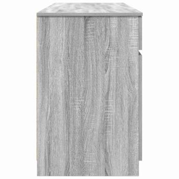 Schreibtisch Grau Sonoma 140x49x76 cm Holzwerkstoff