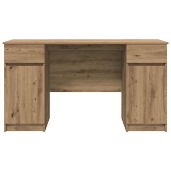 Schreibtisch Artisan-Eiche Holzwerkstoff 140 x 49 x 76 cm