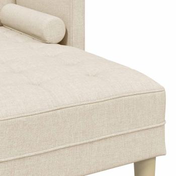 2-teiliges Sofa Set mit Kissen aus Leinen