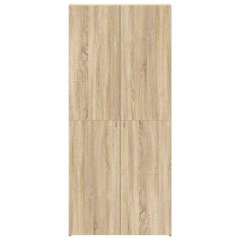 Schuhschrank Sonoma Eiche 80x35,5x180 cm Holzwerkstoff