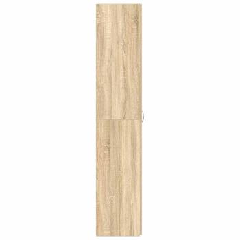 Schuhschrank Sonoma Eiche 80x35,5x180 cm Holzwerkstoff