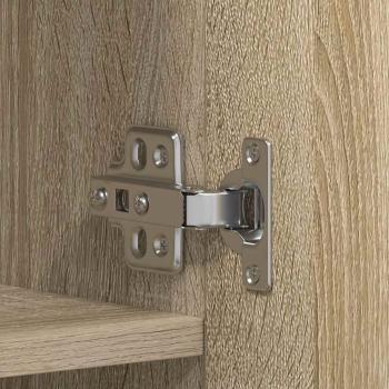 Schuhschrank Sonoma Eiche 80x35,5x180 cm Holzwerkstoff