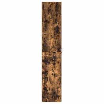 Schuhschrank Raucheiche 80x35,5x180 cm Holzwerkstoff