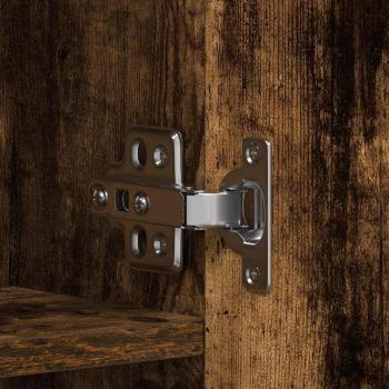 Schuhschrank Raucheiche 80x35,5x180 cm Holzwerkstoff