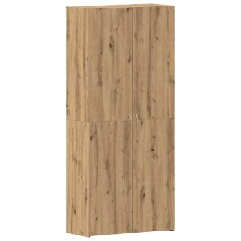 Schuhschrank Artisan Eiche 80x35,5x180 cm Holzwerkstoff