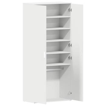 Schuhschrank 80x39x180 cm Holzwerkstoff