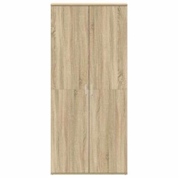 Schuhschrank Sonoma Eiche 80x39x180 cm Holzwerkstoff