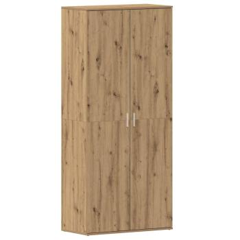 Schuhschrank Artisan Eiche 80x39x180 cm Holzwerkstoff