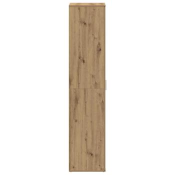 Schuhschrank Artisan Eiche 80x39x180 cm Holzwerkstoff