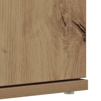 Schuhschrank Artisan Eiche 80x39x180 cm Holzwerkstoff